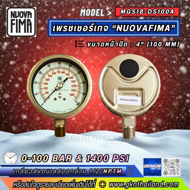 Pressure Gauge Nuova Fima